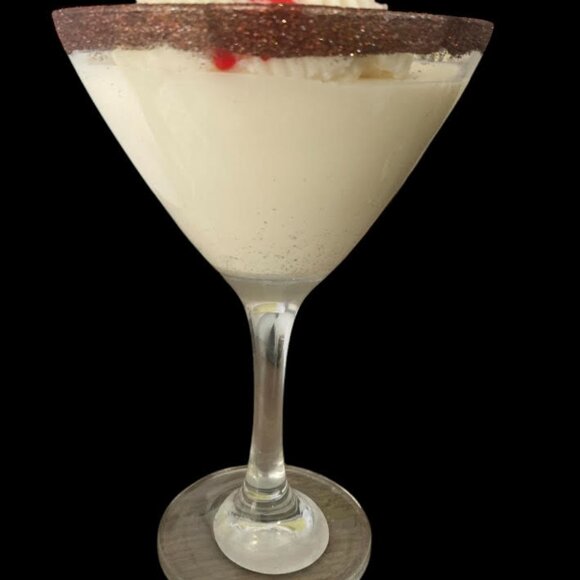 Hand Crafted Chocolate & Raspberry Martini Candle - Picture 2 of 4